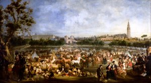 The Seville Fair by Andrés Cortés y Aguilar